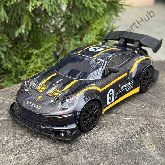 Дрифт машинка на радіокеруванні Porsche Nitro чорна, Порш на пульті