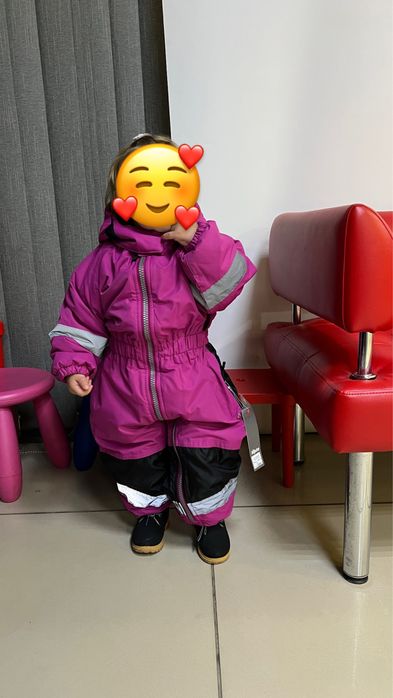 Теплий зимовий дитячий комбінезон Next одяг для новонароджених