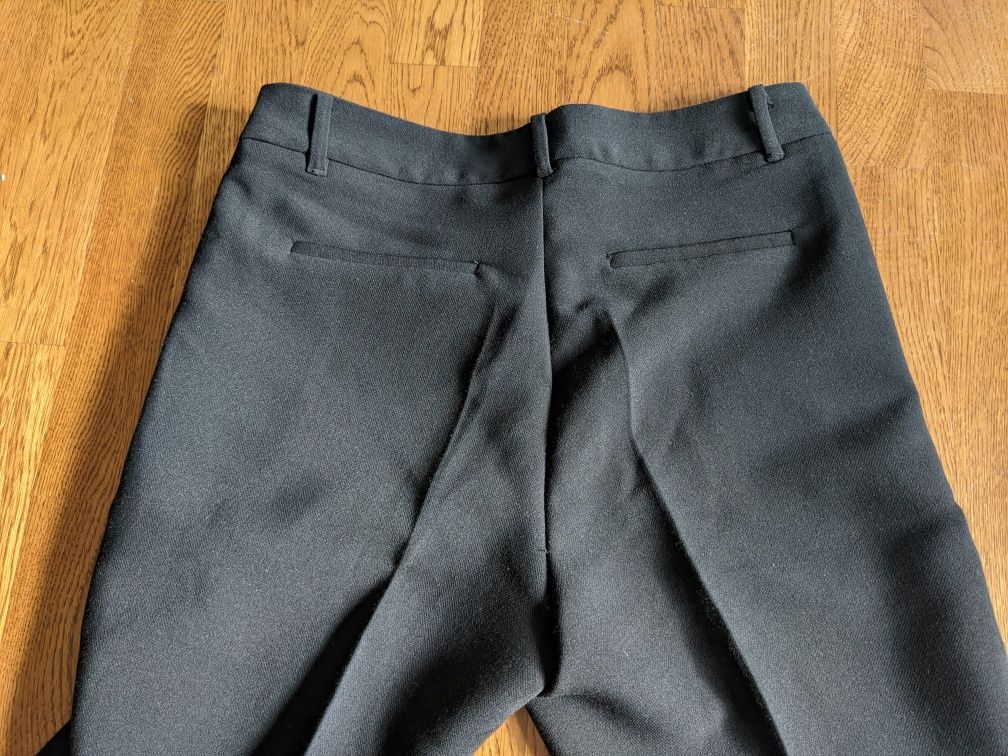Eleganckie spodnie czarne 36 Mohito długie proste do pracy