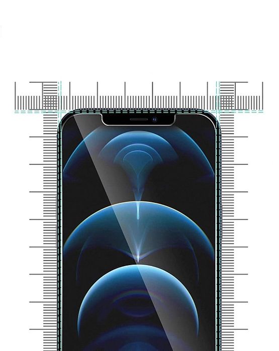 Szkło Hartowane Płaskie 9H do iPhone 12 Pro Max