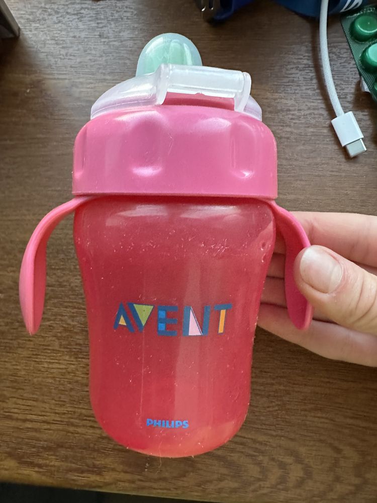 Пляшечка для годування philips avent поїльник непроливайка бутилочка