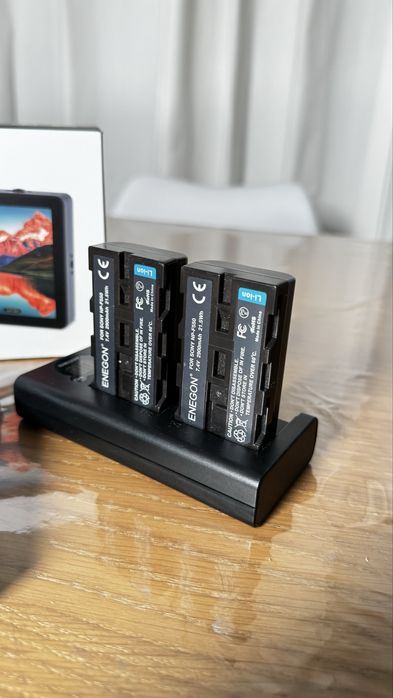 Monitor Feelworld F6 Plus + 2 Baterias + Carregador — Excelente Estado