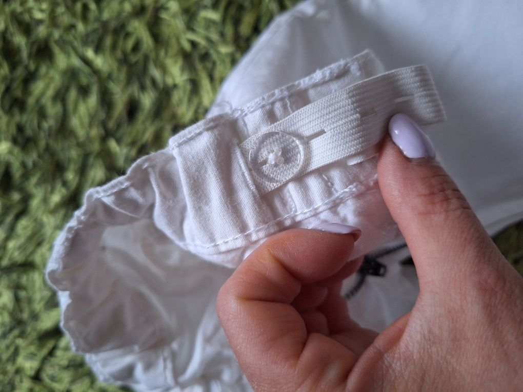 Spodnie dla chłopca H&M 116 rozmiar białe