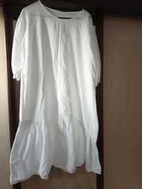 Biała sukienka w rozmiarze XXL