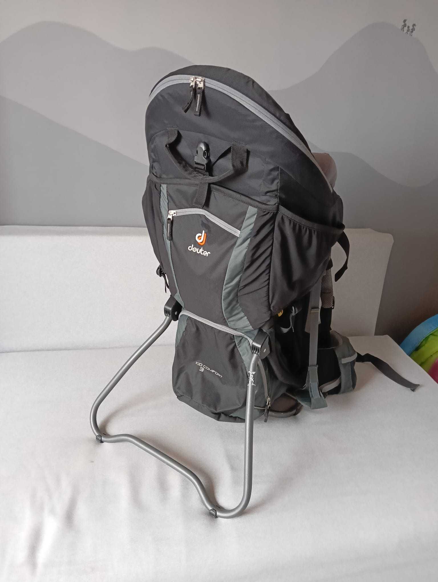 Deuter kid komfort 3 - nosidło plus pokrowiec przeciwdeszczowy