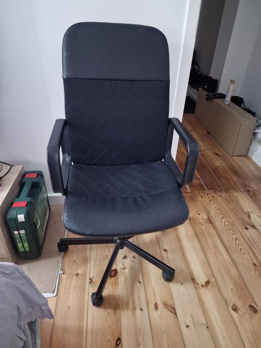 Fotel biurowy  ikea czarny