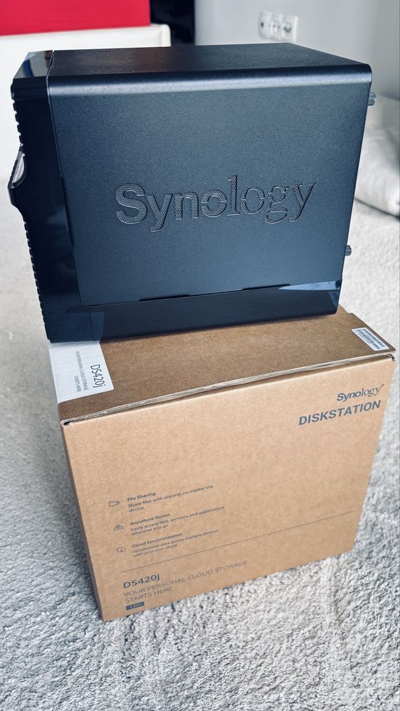 Synology DS421j używany - w pełni sprawny