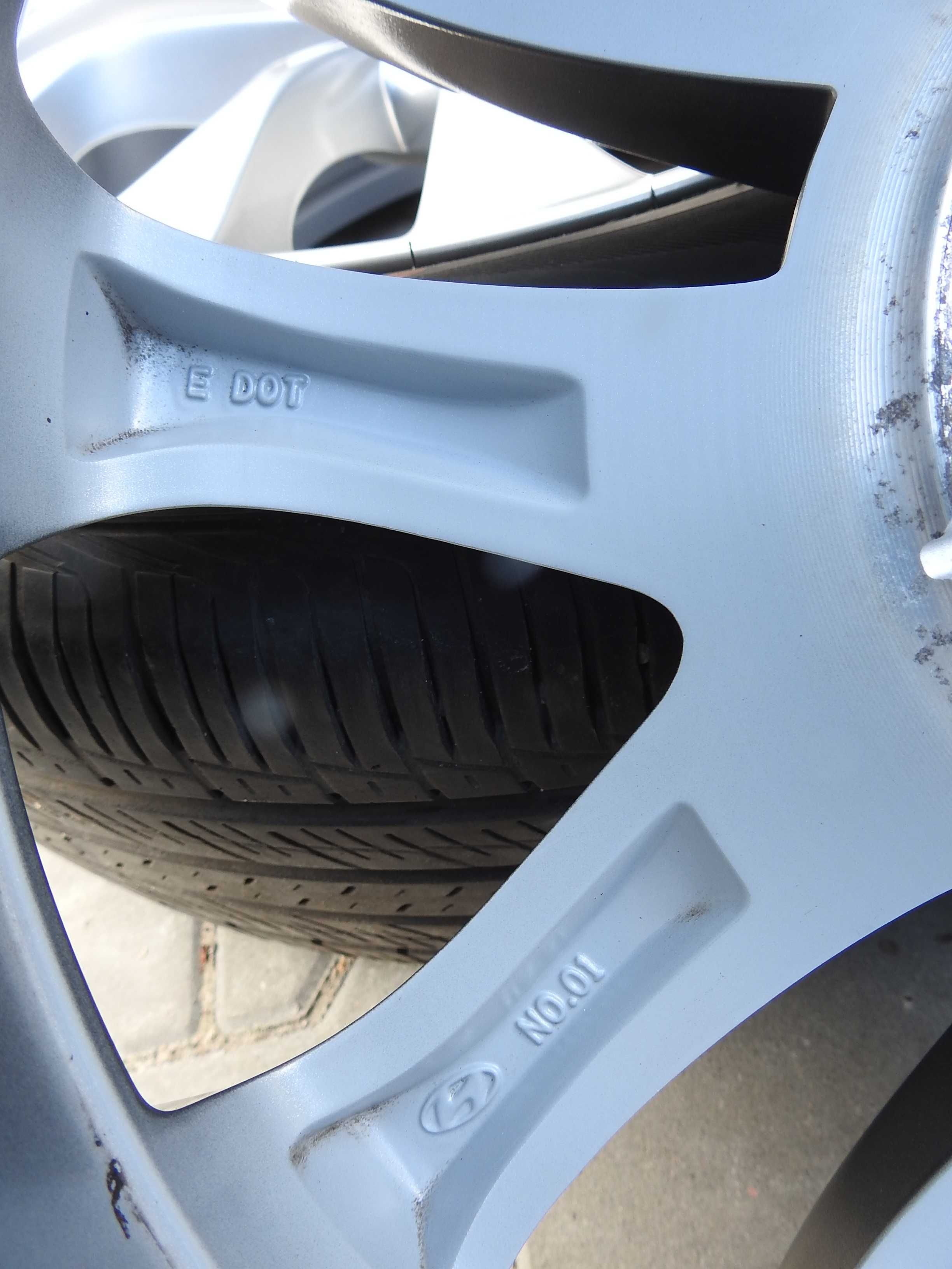 4x ALU 17'' 5x114,3 7J ET 47 HYUNDAI Tucson I30 I40 IX35 Jak NOWE TPMS