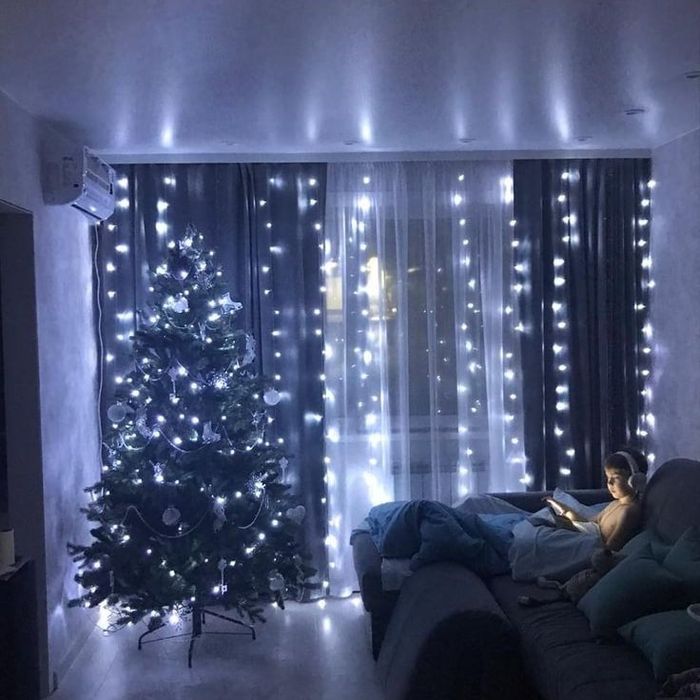 Опт! Дроп! Гірлянда штора від USB