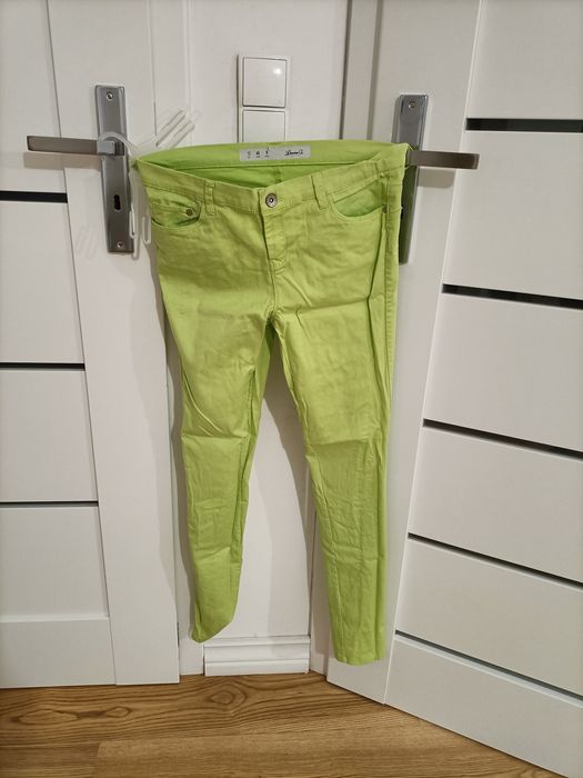 Spodnie damskie zielone