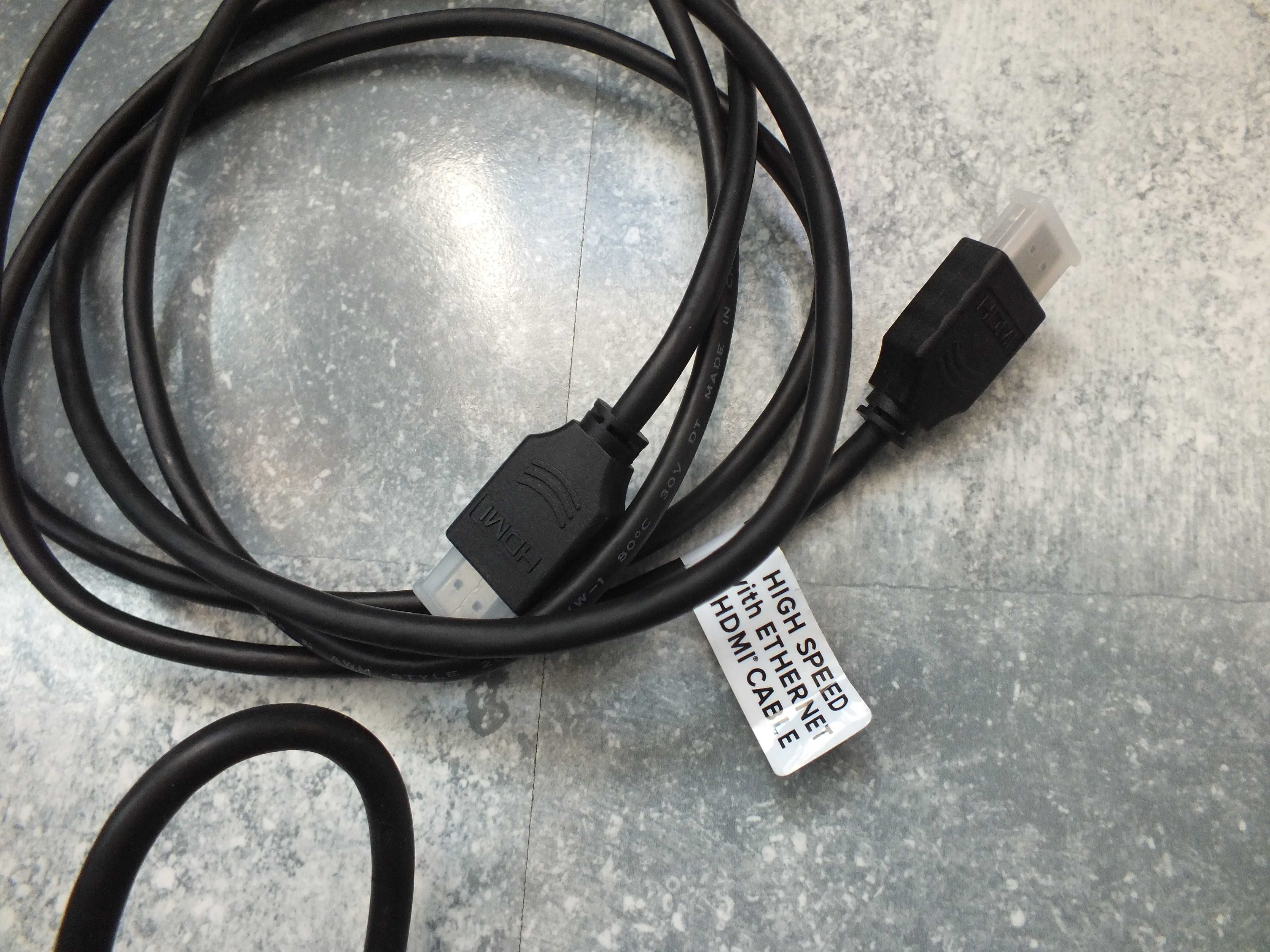 zestaw 9szt. kabel 3x kabel HDMI, antenowy, USB typ C, RJ45 kable NOWE