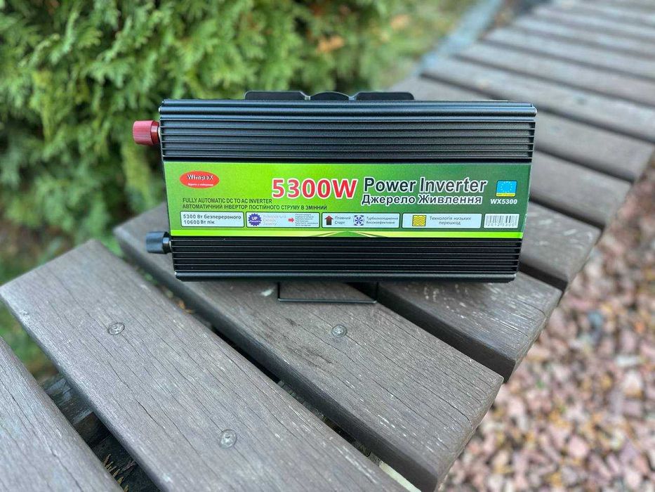 ‼️ Преобразователь тока 24в 5300ватт. Перетворювач 24v 5300w. Інвертор