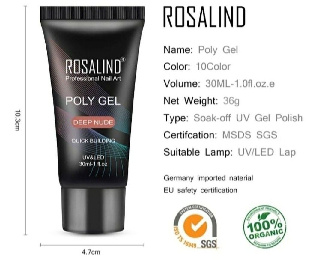 Akrylogel, akrylo żel Rosalind 30 ml NOWE