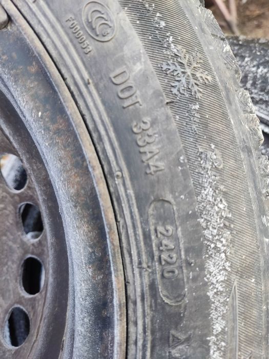 Sprzedam komplet kół zimowych 5x112 VAG 20r a4 b5 passat B5 195/55/15