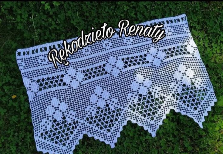Zazdrostki,firanki na szydełku rękodzieło handmade