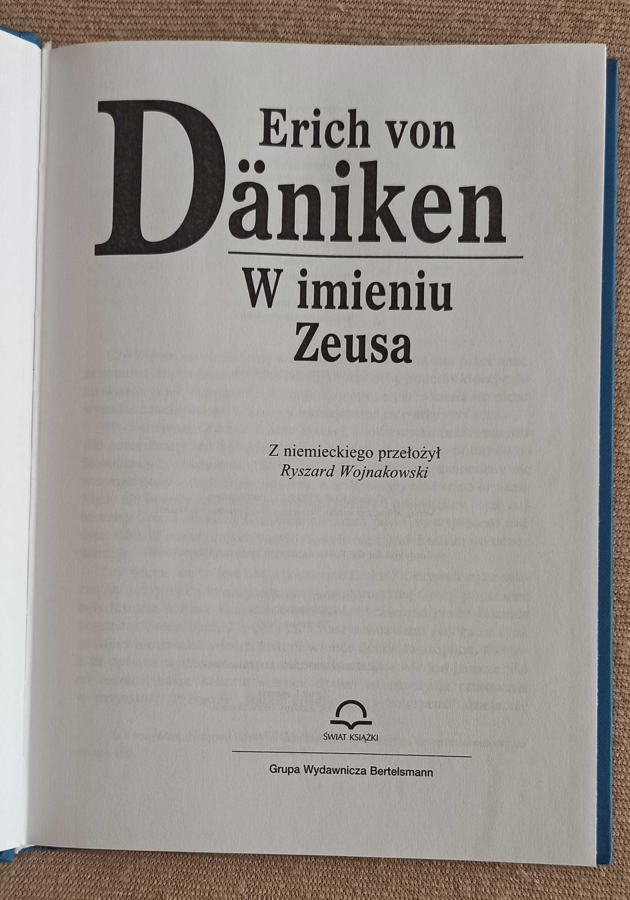 Erich von Daniken W imieniu Zeusa Atlantyda istoty pozaziemskie