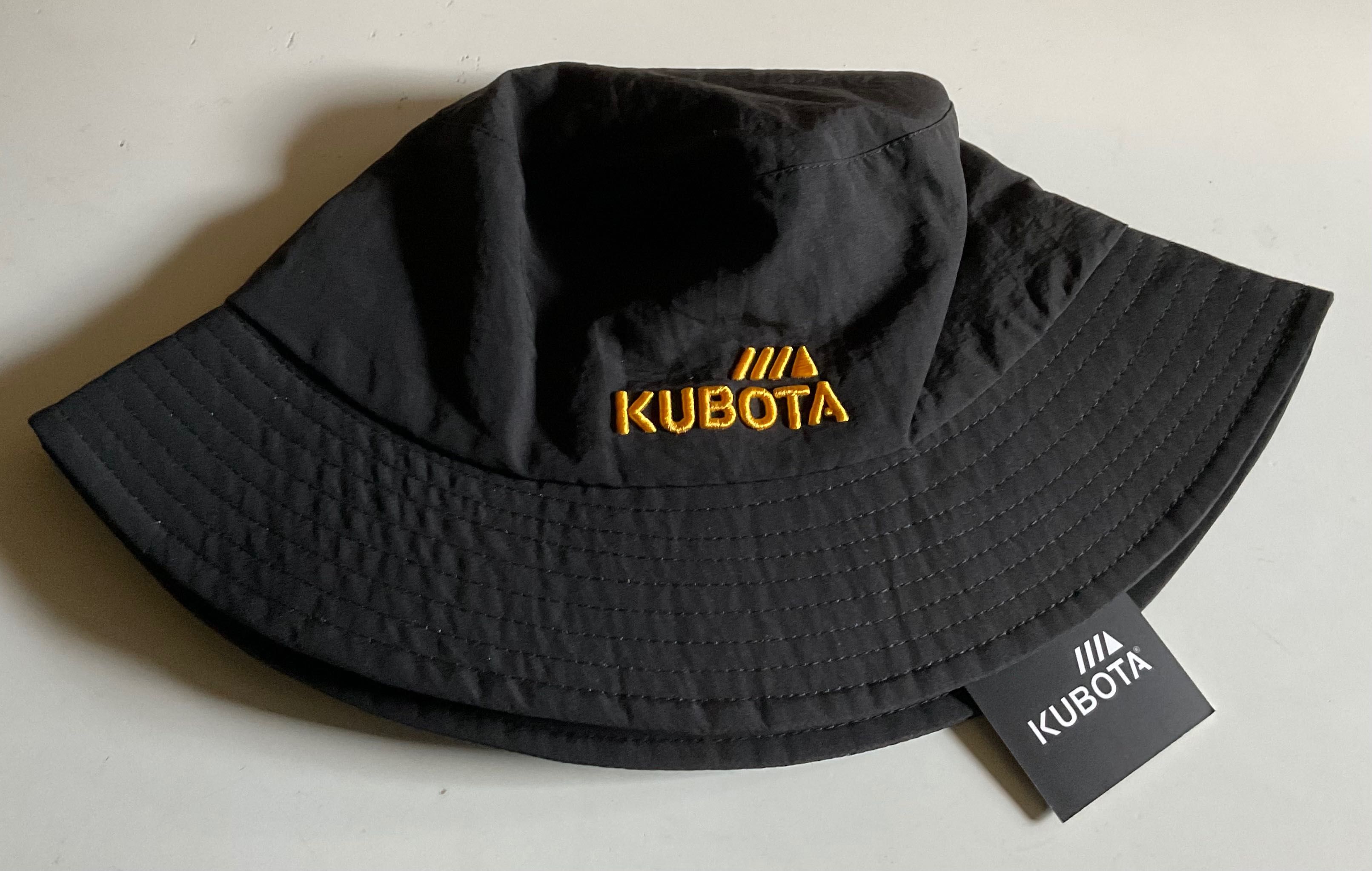 Kapelusz Bucket Hat czarny Kubota nowy