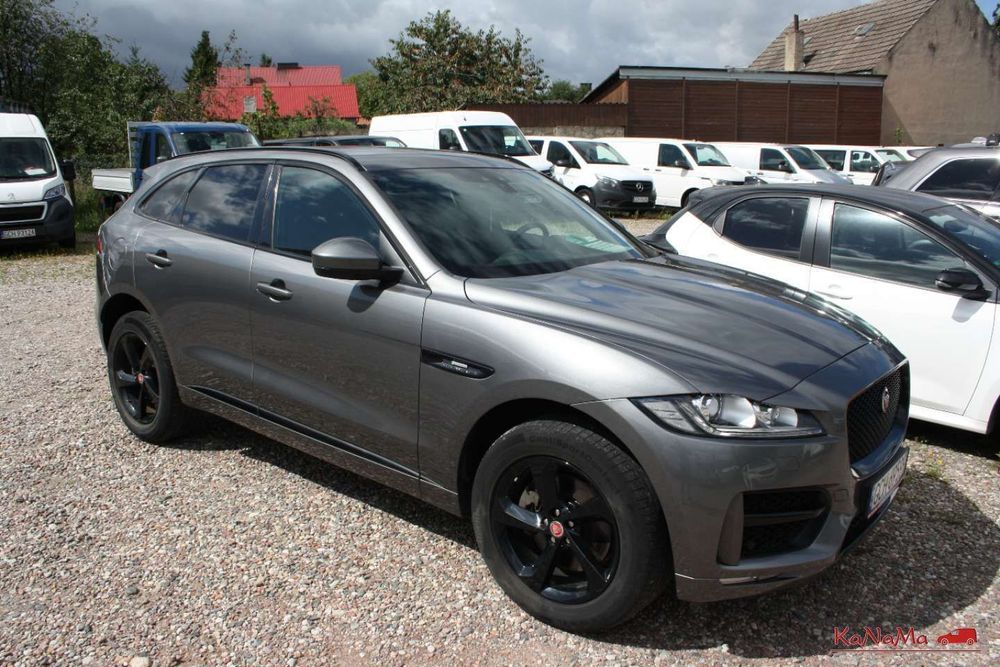 Jaguar F-Pace 3,0 D tylko 43/t.km. R-SPORT 300KM kamera pdc