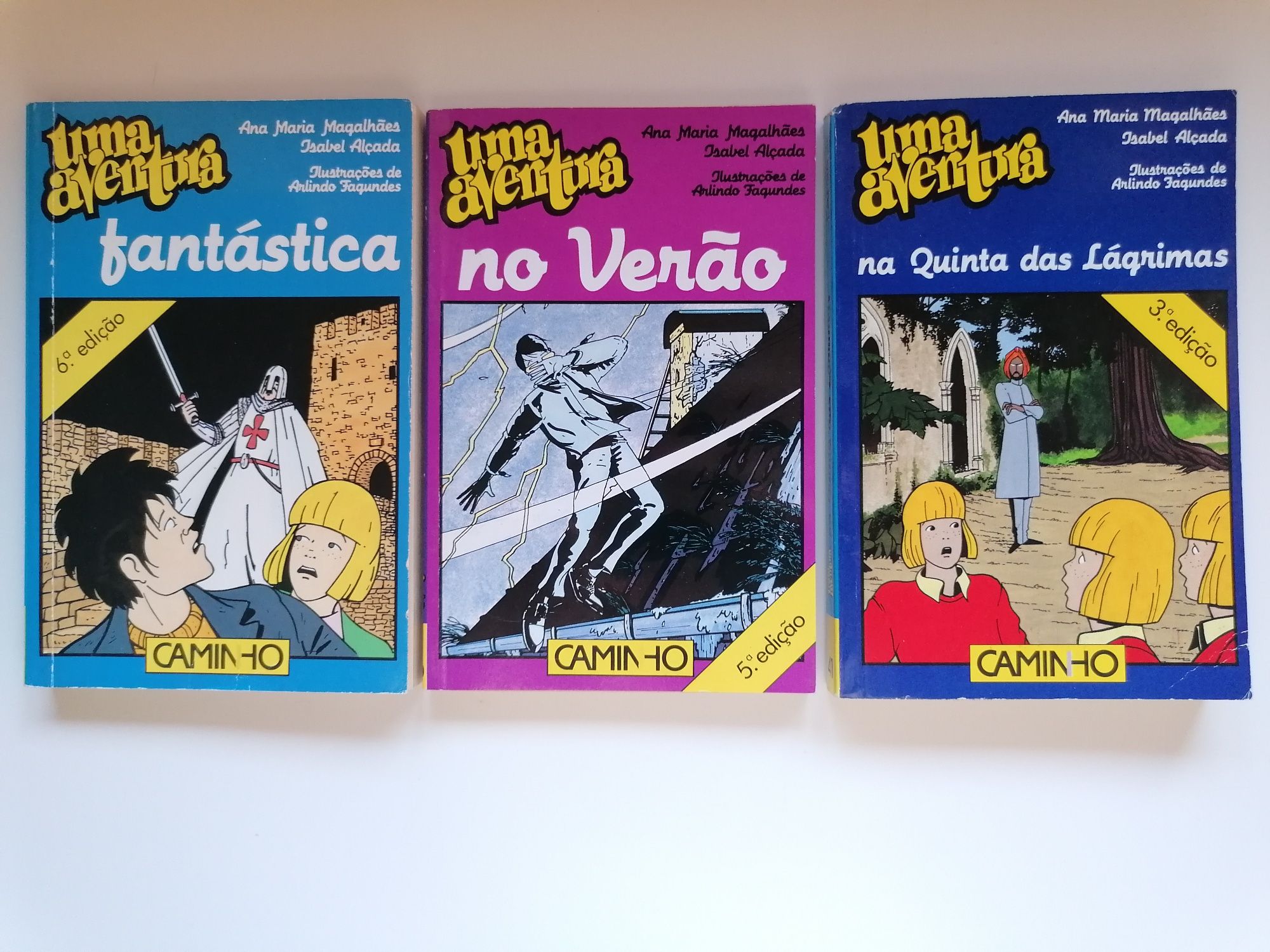 Uma Aventura - 3 LIVROS, de Ana Maria Magalhães e Isabel Alçada