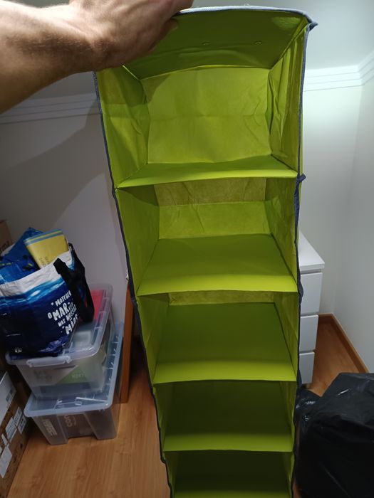 Sapateira em tecido