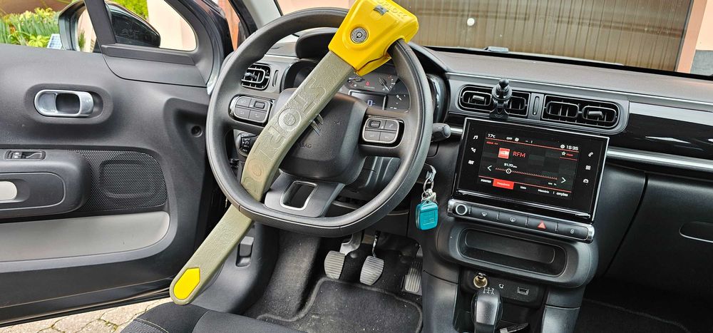 Bloqueador de barra de bloqueio de volante anti-roubo