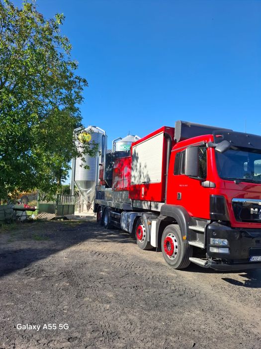 USŁUGI - Mobilna Mieszalnia Pasz - USŁUGI - Mielenie, Gniecenie,m