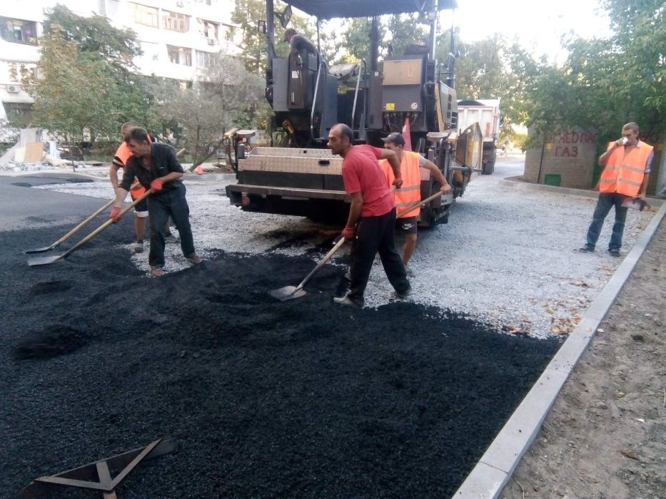 Укладка асфальта, асфальтирование, фрезерование асфальта