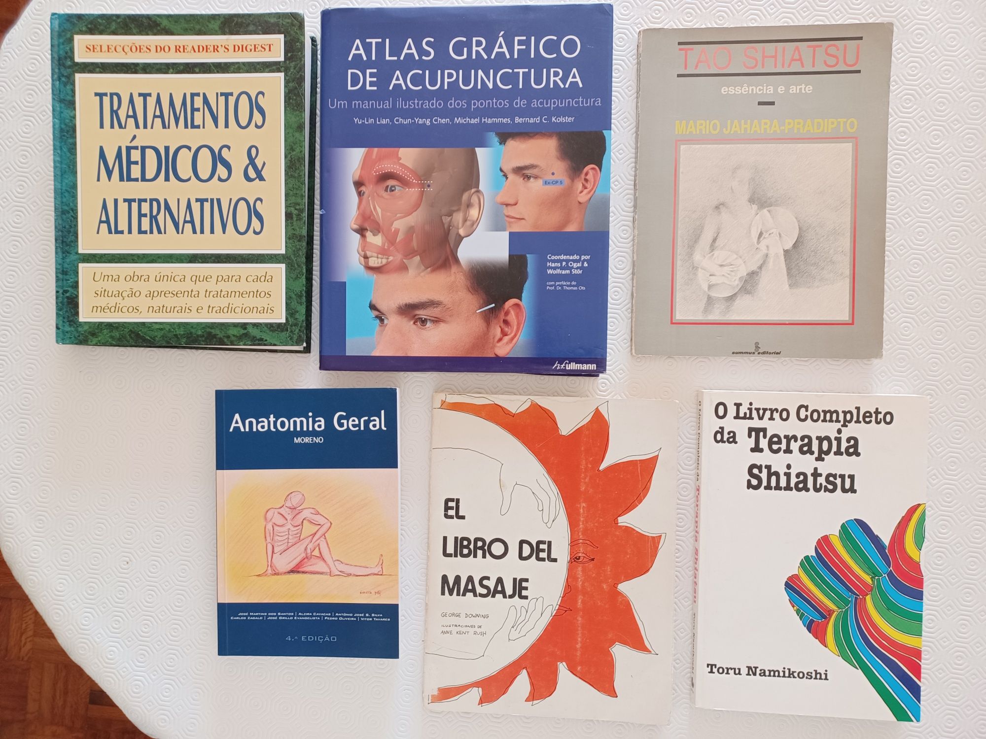 Livros Anatomia Acupunctura Massagem e Terapia  Shiatsu