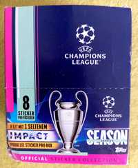 Zarezerwowane Box z naklejkami Champions league 23/24