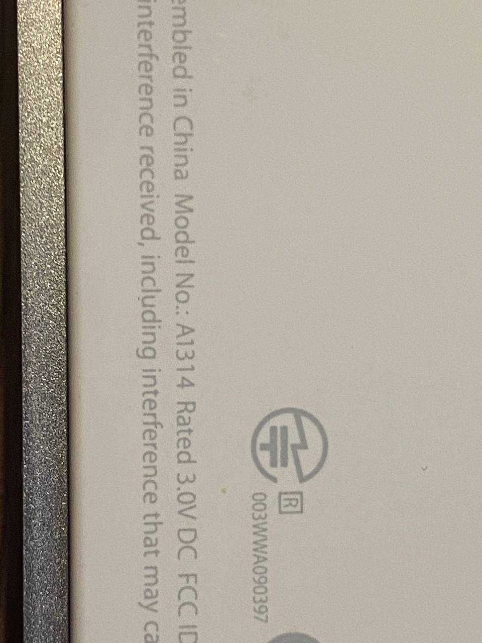 Клавіатура Apple Wireless Keyboard A1314 (оригінал)