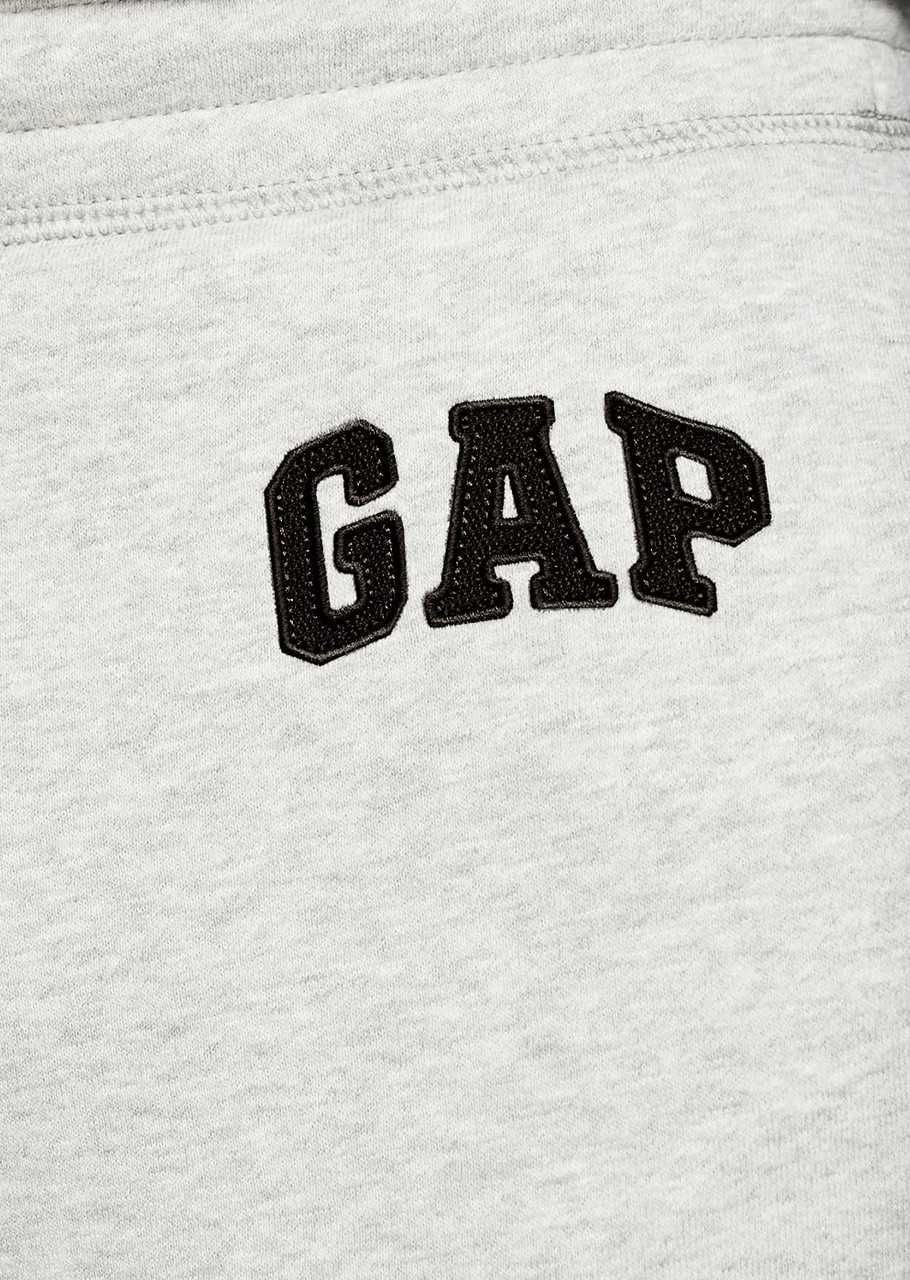 GAP spodnie dresowe joggersy jasnoszary melanż XL