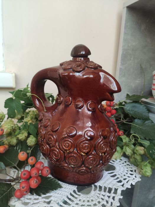 Керамика Украины, Васильковская майолика,Дивные звери,Опошня, куманец