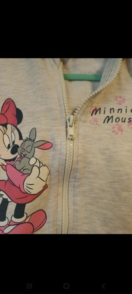 Bluza Dziewczęca Minnie Z Kapturem Disney