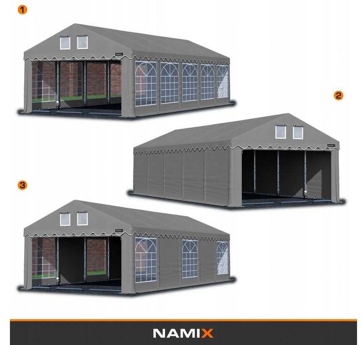 *** PROMOCJA *** Namiot GRAND 3x4m hala magazynowy WZMOCNIONY