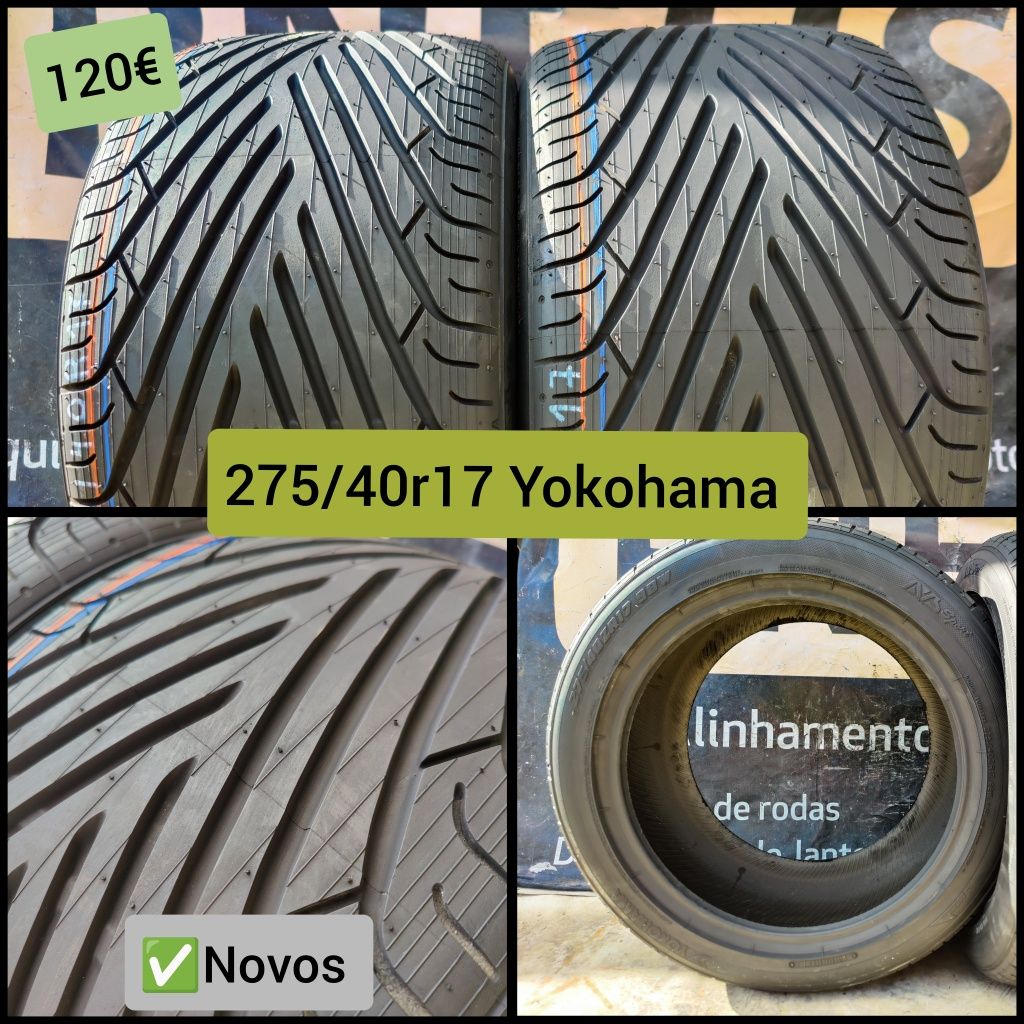 Pneus 215/60r17 Semi novos e usados 275/40r17 novos