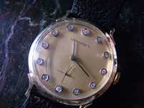 Rarytas ! LONGINES 14k + diamenty ! Unisex 33,00mm !TOP !