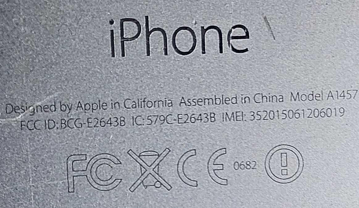 IPhone Mod A 1457 (avariado)