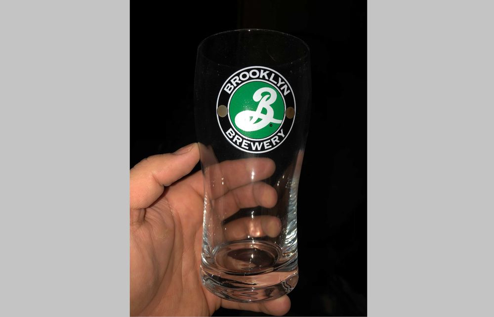 6X Nowych szklanek ,Glass BROOKLYN Lager 0.3
