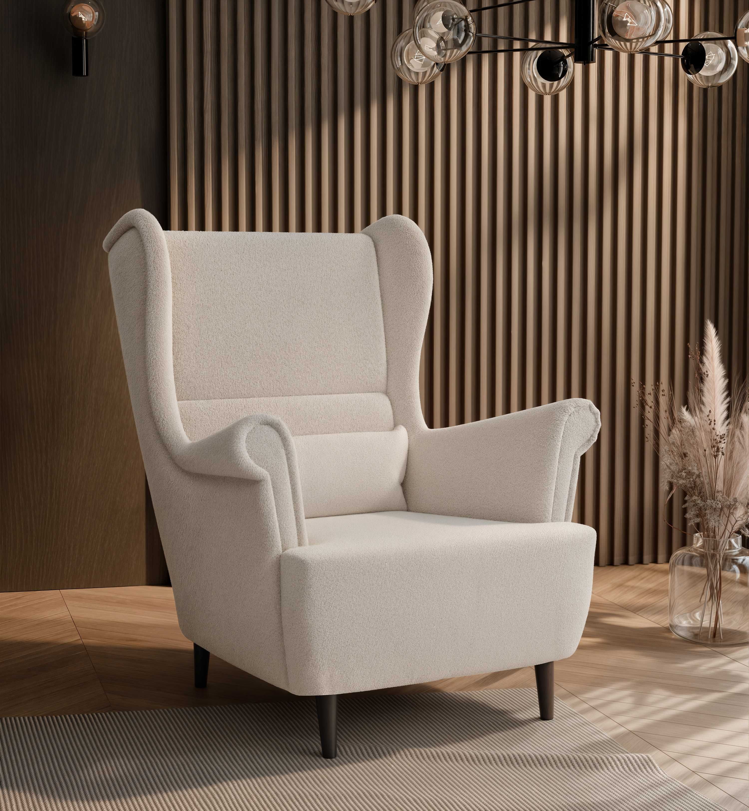 Fotel/ Fotel Uszak/ Baranek/ Sztruks