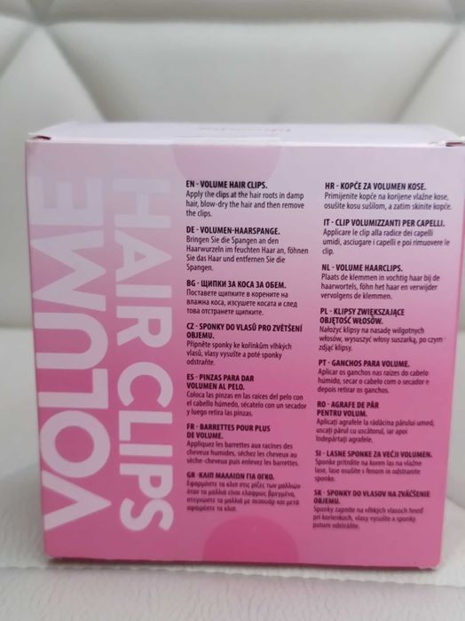 Nowy nieużywany zestaw klipsów do włosów Volume Hair Clips 8 sztuk