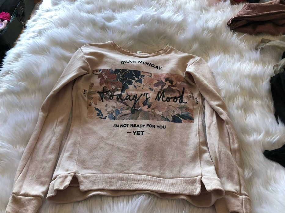 sweat zara rosa tamanho s