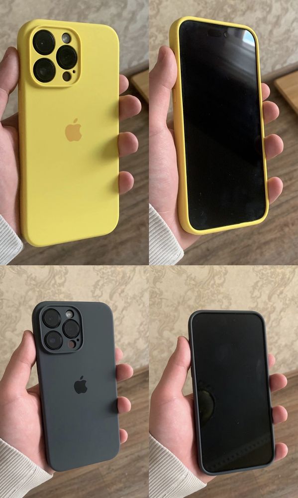 Чехол Silicone case Full Camera IPhone силикон кейс айфон 14 pro max