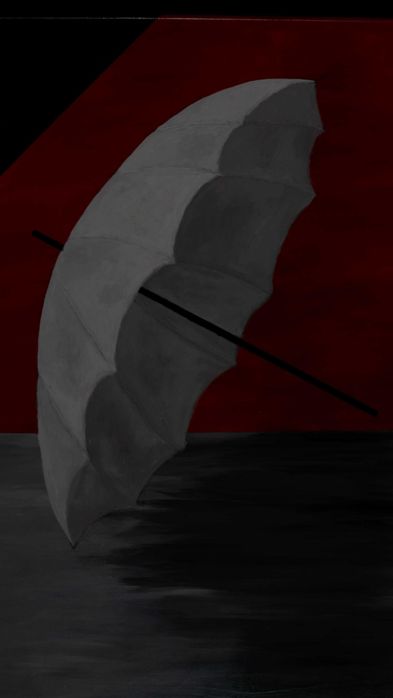 Komplet Dwóch Obrazów ,,Dama z Parasolem'' (60x90cm) + A4 unikat