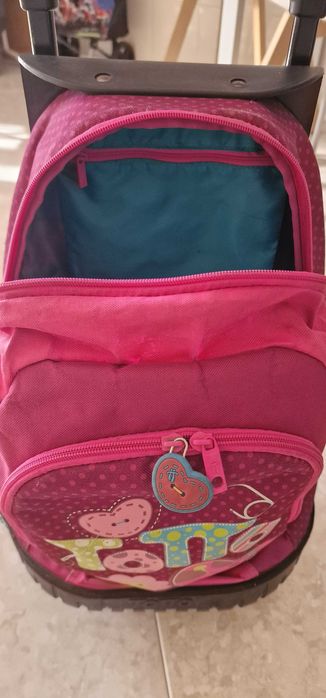 Mochila escolar menina trolley Totto