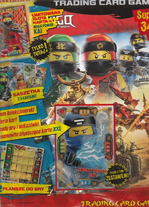 Lego Ninjago Startowy Trading Card Game seria 4