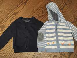 Sweterek/ sweterki 2szt 68 ubranka dla chłopca paka dla chłopaka