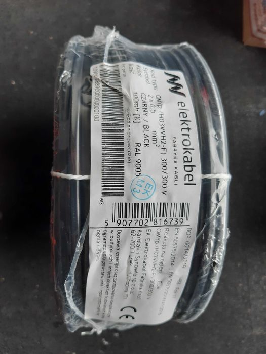 Przewód kabel 4x35  rj45 skrętka  2x0.5 5x1.5  5x4 drut-linka