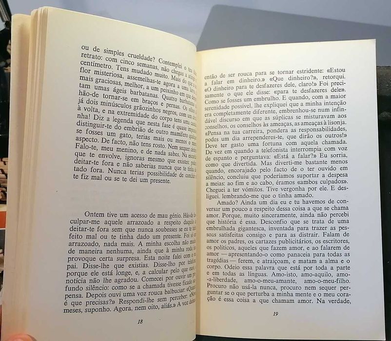 Carta a um Menino que Não Nasceu, de Oriana Fallaci