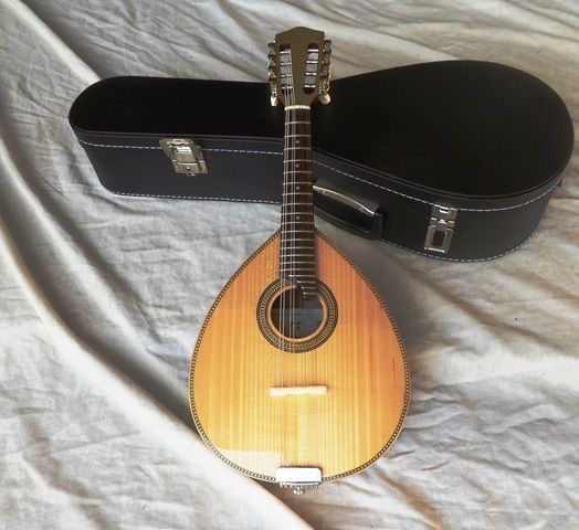 Bandolim português e estojo