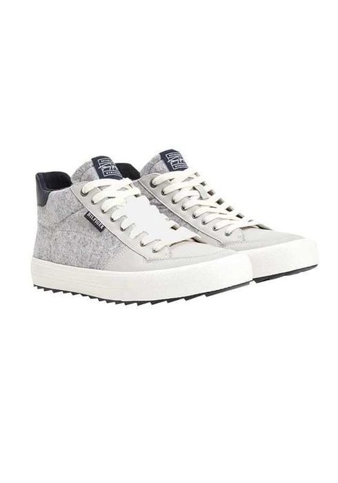 Tommy Hilfiger 45 buty męskie wysokie Seasonal Vulc Felt Chukka